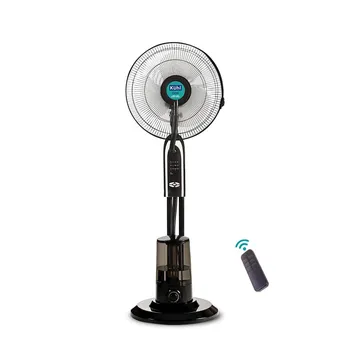 KUHL Pedestal Fan 400mm 5 Star Remote Desert Cooler Exzel H2 Black