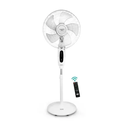 KUHL Pedestal Fan 400mm 5 Star BLDC Remote Inspira P1 White