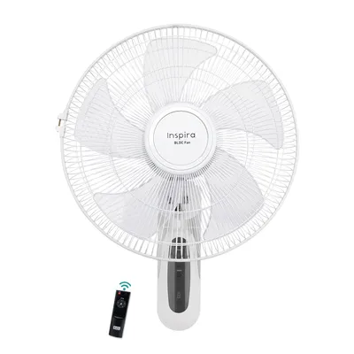 KUHL Wall Fan 400mm 5 Star BLDC Remote Inspira W1 white
