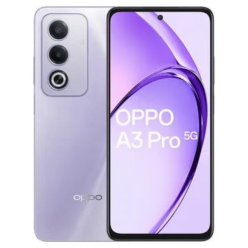 Oppo Android Smartphone A3 Pro 5G (8GB RAM, 256GB Storage/ROM) CPH2665 Moonlight Purple
