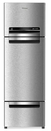 Whirlpool Triple Door Refrigerator 235 Litres FP 283D PROTTON ROY Alpha Steel