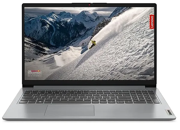 Lenovo Thin & Light Laptop N4020,8GB,512GB SSD, 15.6 HD, WIn11, Office 2021 IdeaPad 1 82V700ECIN Cloud Grey