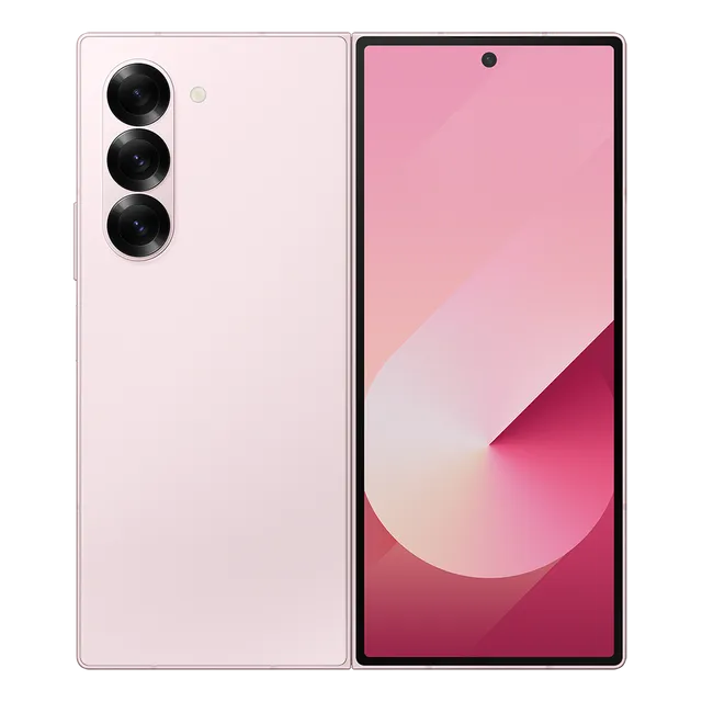 Samsung Android Smartphone Galaxy Z Fold 6 5G (12GB RAM, 256GB Storage/ROM) SM-F956B/DS Pink