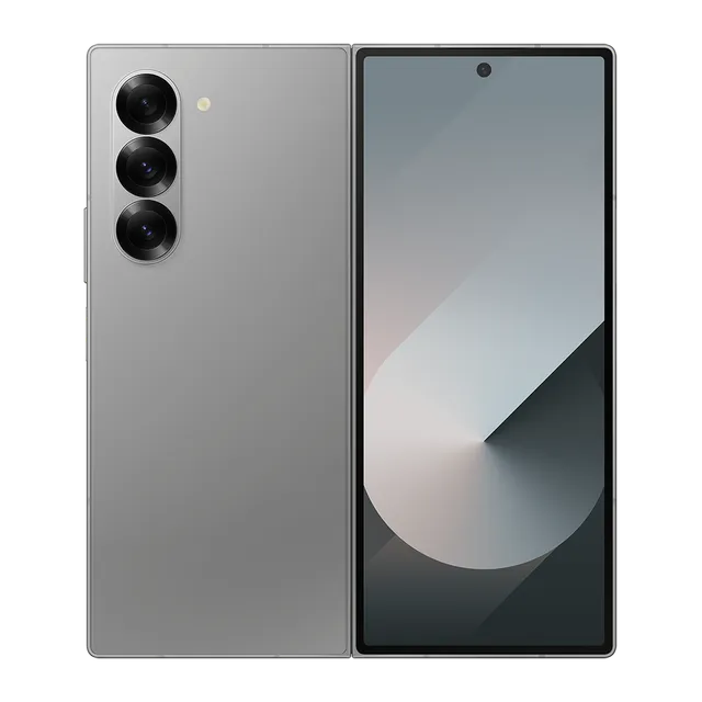 Samsung Android Smartphone Galaxy Z Fold 6 5G (12GB RAM, 512GB Storage/ROM) SM-F956B/DS Silver Shadow