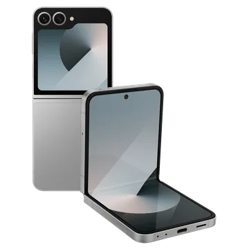 Samsung Android Smartphone Galaxy Z Flip 6 5G (12GB RAM, 256GB Storage/ROM) F741BA Silver Shadow