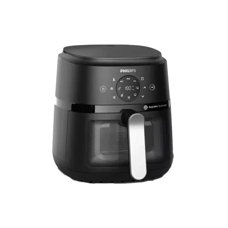 Philips Air Fryer 4.2 Litre 1500 Watts Digital with Rapid Air Technology Extra Large NA221/00 Black