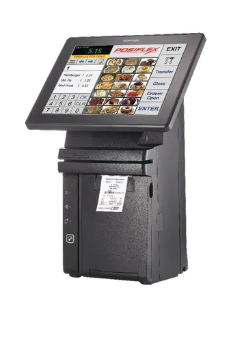 Posiflex AIO Desktop Intel Bay Trail J1900 Quad Core 2.42GHZ, 8GB Ram,128GB,14 TFT LCD, HS2414W-3A Black