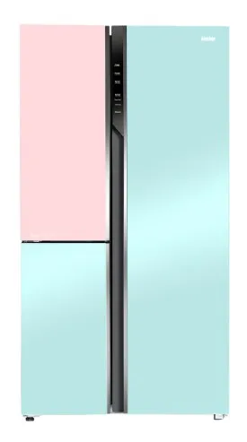 Haier Side By Side Refrigerator 598 Litres 3 Star Inverter HRT-683PNG Peach Nyanza Glass