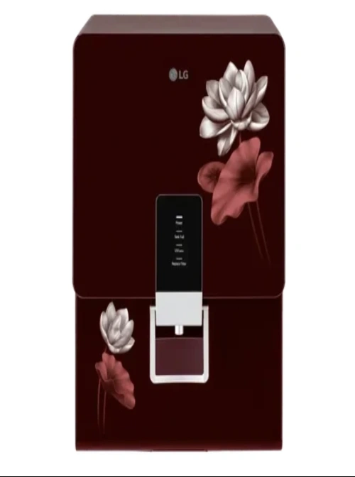 LG Water Purifier RO 8 Litre RO + UV + Mineral Booster with Steel Tank WW156RPTC.CSTQEIL Crimson Red