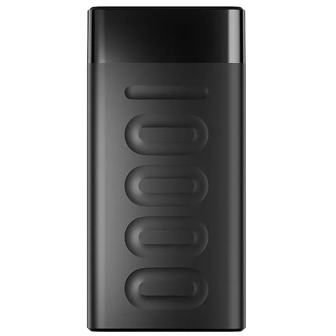 Ambrane Power Bank Wired Powerbank with 10000 mAh and 22.5 Watt power Stylo 10 Black