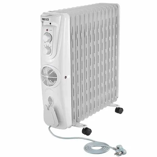 Usha OFR Room Heater 2000 Watts Oil Filed Radiator 9Fin OFR 3809 White