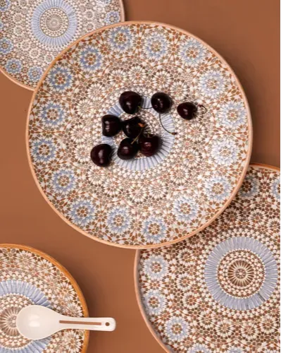 Vola Dinner Set Porcelain 20 Pixel Morocco V023-G20-1057