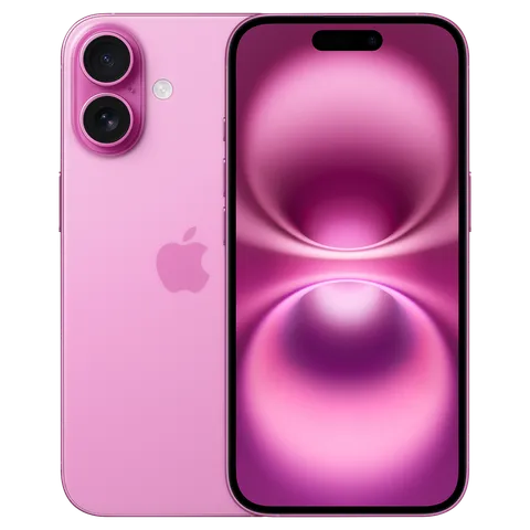 Apple iPhone Mobile 16 Plus (256GB ROM) MXY13HN/A Pink