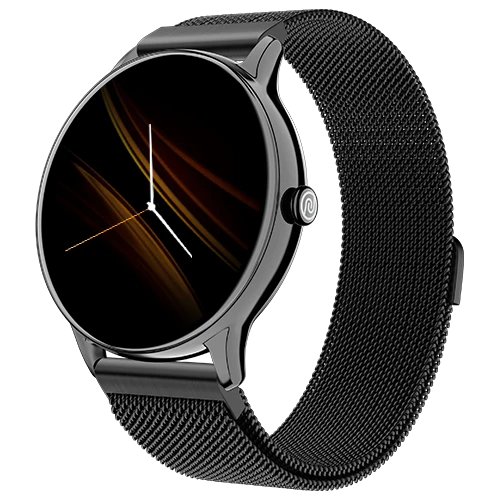 Noise Smart Watch 35 mm (1.39 Inches) Twist GO Black Link
