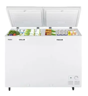 Haier Cooler Cum Freezer 385 Litres 5 Star Polar (Combo) HFC-385CM5 White
