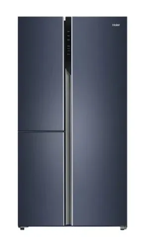 Haier Side By Side Refrigerator 598 Litres Inverter HRT-683GKU1 Graphite Black