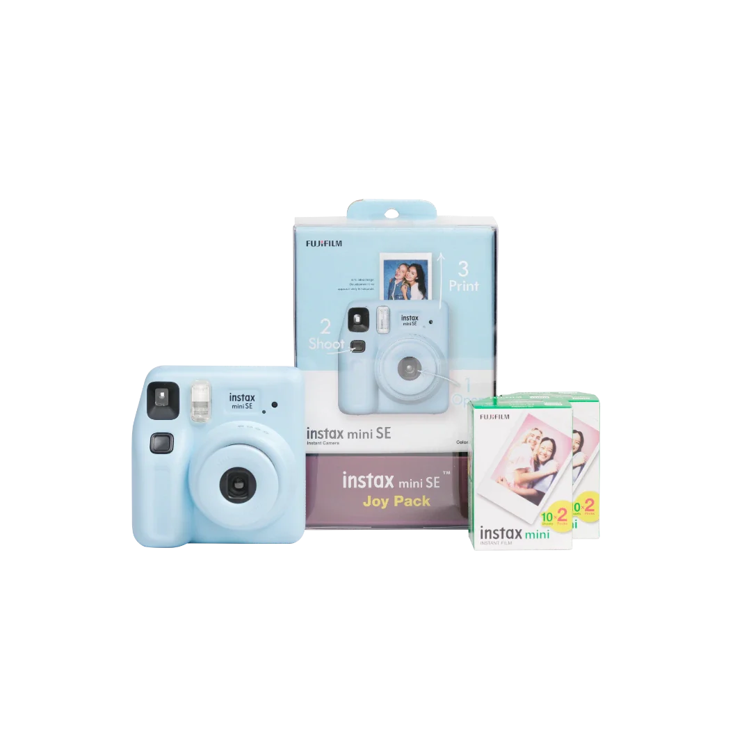 Fujifilm Instax Digital Camera mini SE Joy Pack +40 S