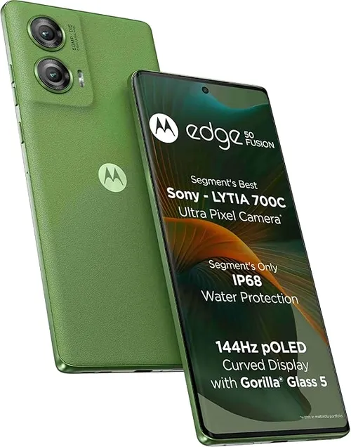 Motorola Android Smartphone Edge 50 Fusion (8GB RAM,128GB ROM) PB300006IN Forest Green