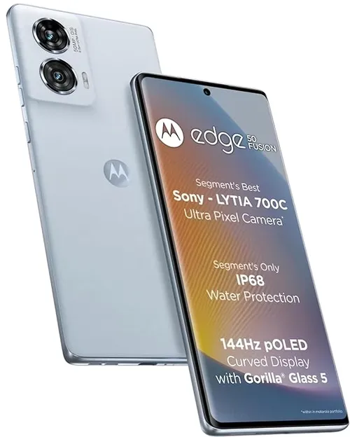 Motorola Android Smartphone Edge 50 Fusion (8GB RAM,128GB ROM) PB300010IN/PB300002IN Marshmallow Blue