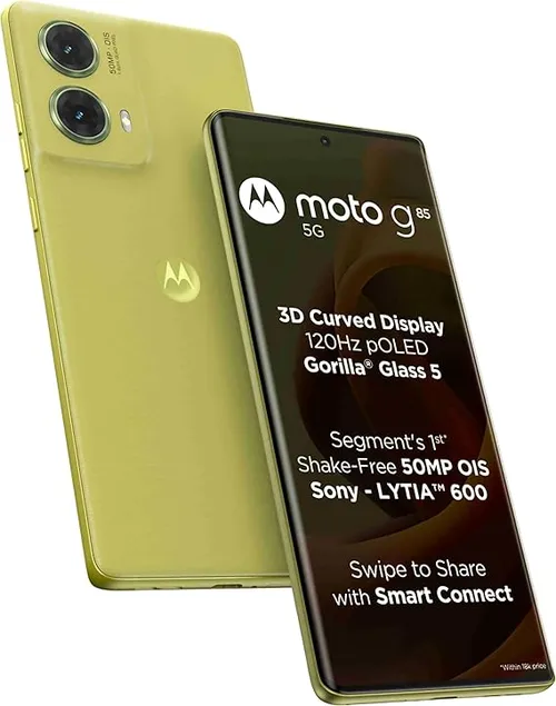 Motorola Android Smartphone G85 5G (8GB RAM, 128GB ROM) MOTOMB0250MOTOMB0301 PB2B0001IN/PB2B0013IN Olive Green