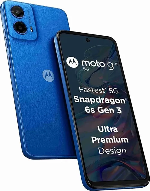 Motorola Android Smartphone G45 5G (8 GB RAM, 128GB ROM) PB3W0000IN/ PB3W0008IN/ Brilliant Blue