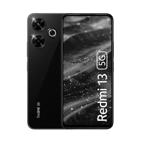 Redmi Android Smartphone 13 5G (8 GB,128 GB) MZB0H4TIN Black Diamond