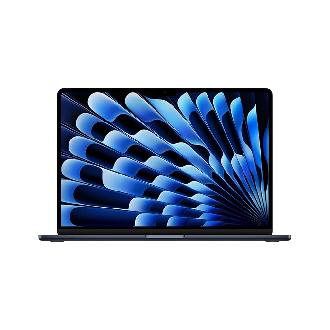 Apple MacBook Laptop M3, 16GB, 256GB, 15.3 Air MC9G4HN/A Midnight