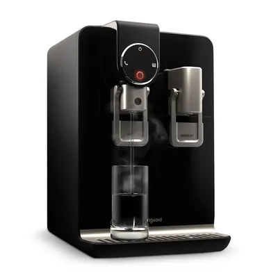 Eureka Forbes Water Purifier UV 5.6 Litre Aquaguard Blaze Insta UV+UF SS Tank Hot & Ambient Black and Silver