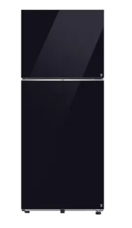Samsung Double Door Refrigerator 396 Litres 2 Star Inverter RT41DB6A4B22HL Black Glass