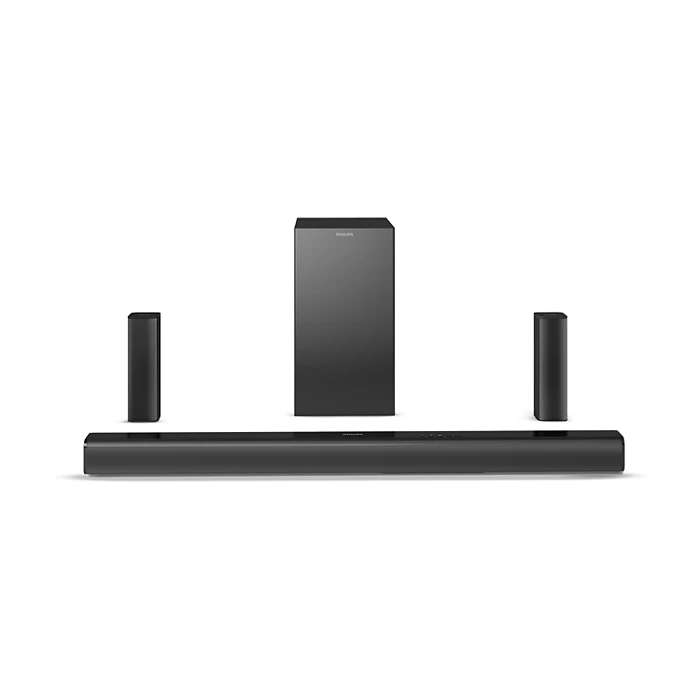 Philips Sound Bar 5.1 Ch 160W Max, with wireless Satt Spkr Black TAB4529/94
