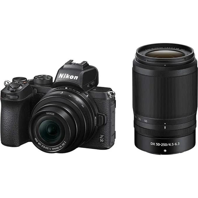 Nikon Mirrorless Camera Z50II DZ (16-50 + 50-250 MM) Black