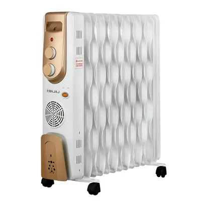 Bajaj OFR Room Heater 2500 Watts Oil Filed Radiator RH 13 Fins Vienna White