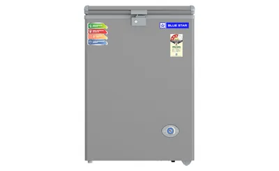Blue Star Chest Freezer 108 Liter 3 Star Hard Top CF3-130NPYW-SL Grey