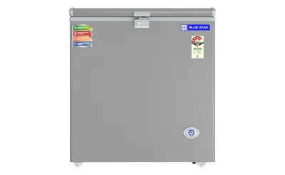 Blue Star Chest Freezer 161 Liter 4 Star Hard Top CF4-180NPYW-SL Grey