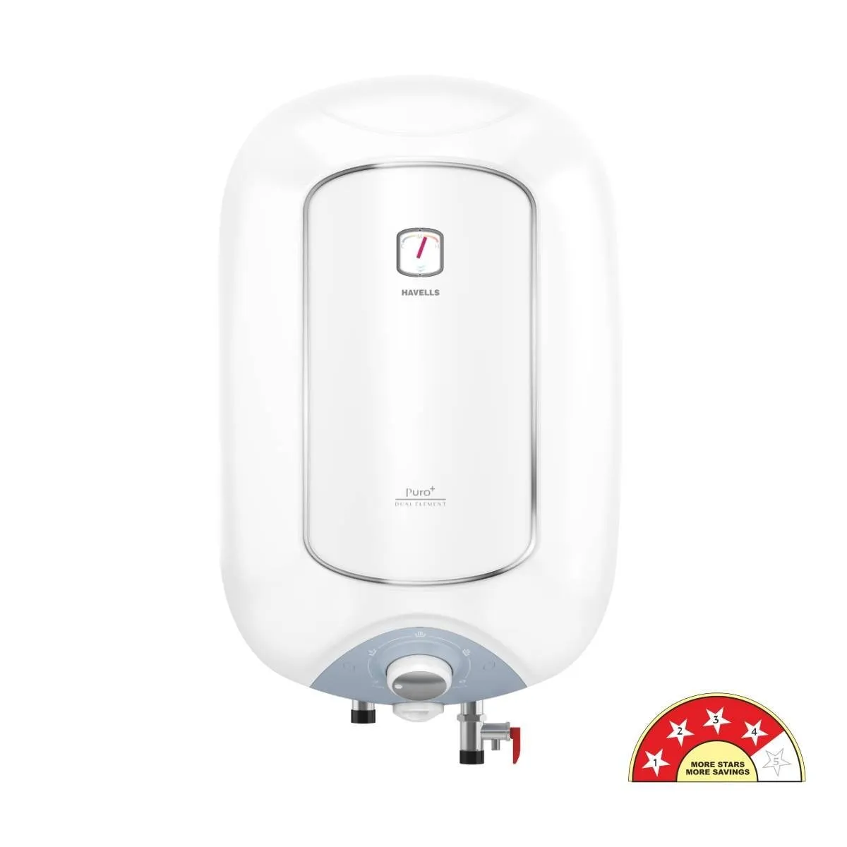 Havells Electrical Water Heater 15 Liters 4 Star Puro + White Blue New