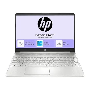 HP Thin & Light Laptop i3-1215U,8GB DDR4, 512GB SSD, 15.6-inch FHD,Backlit KB,MS Office 2021, 720p HD Camera, 15S-FQ5327TU Silver