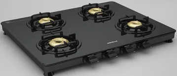 Havells Gas Stove 4 Burner Glass Top Contour