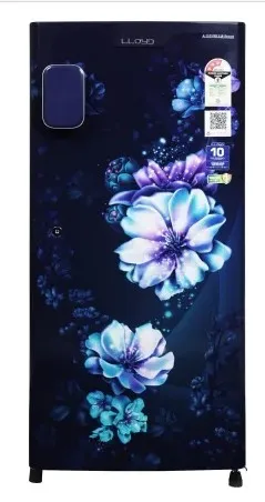 Lloyd Single Door Refrigerator 178 Litres 2 Star GLDC192SCBT4LC Cherry Blossom Blue