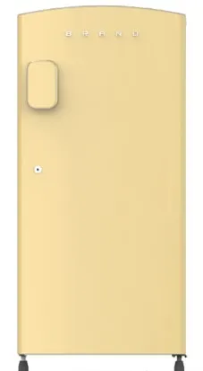 Lloyd Single Door Refrigerator 195 Litres 5 Star GLDF215SPYT4LC Pastel Yellow