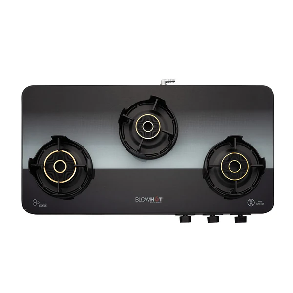 Blowhot Gas Stove 3 Burner Quartz 3B Auto