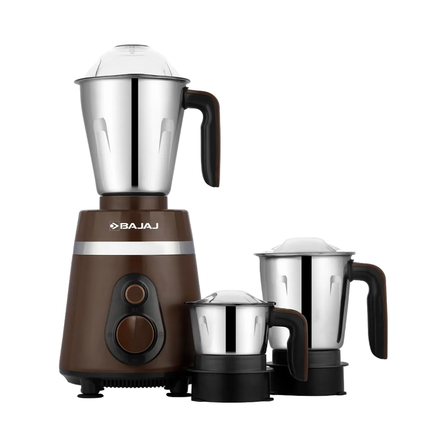 Bajaj Mixer Grinder 1000 Watts 3 Jar Ninja Series Power Grind Belgian Chocolate