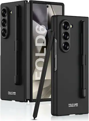 Samsung Android Smartphone Galaxy Z Fold 6 5G (12GB RAM, 512GB Storage/ROM) SM-F956B/DS Crafted Black