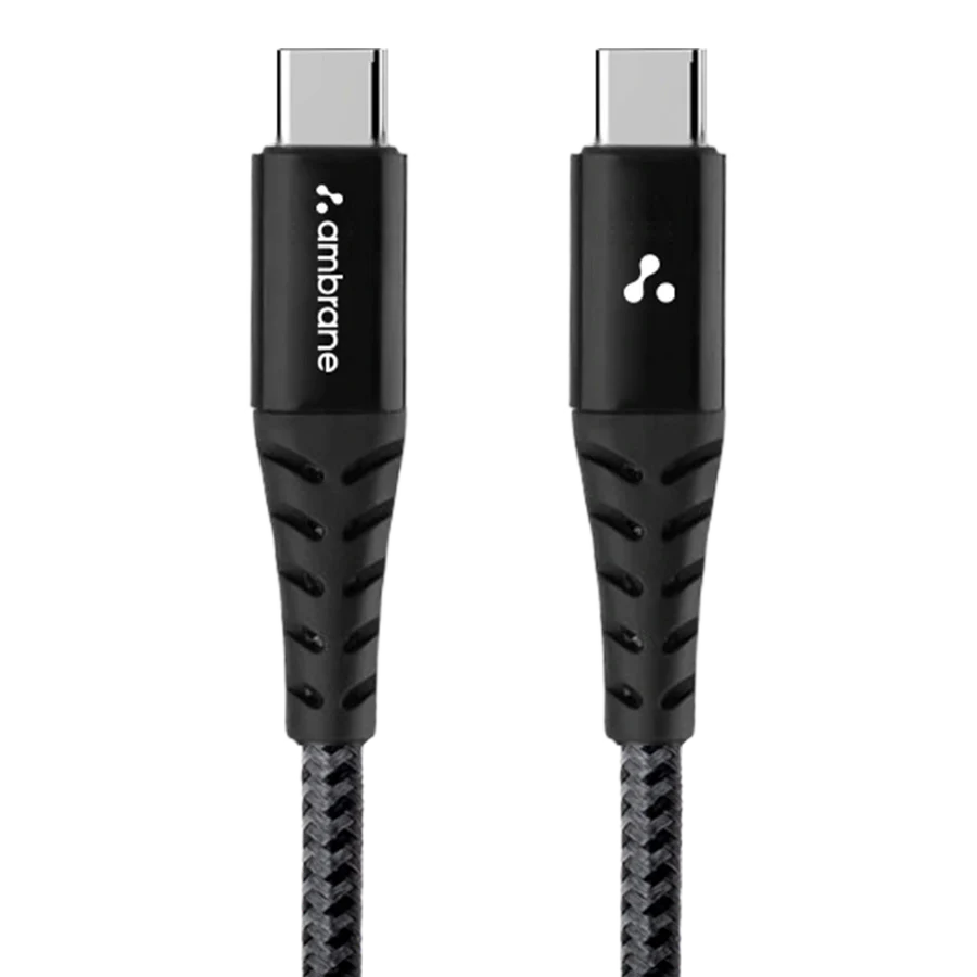 Ambrane USB Cable C to Lightning Cable ABTL 125 Black