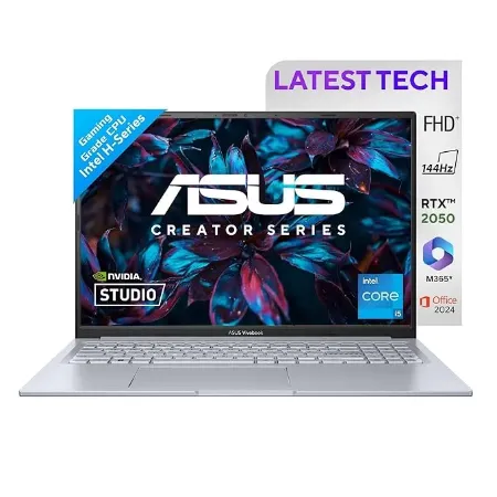Asus Gaming Laptop i5-12500H,16GB,512GB SSD,16 inch WUXGA FHD Backlit KB,Win 11 Office RTX2050 4GB K3605ZF-RP458WS Cool Silver