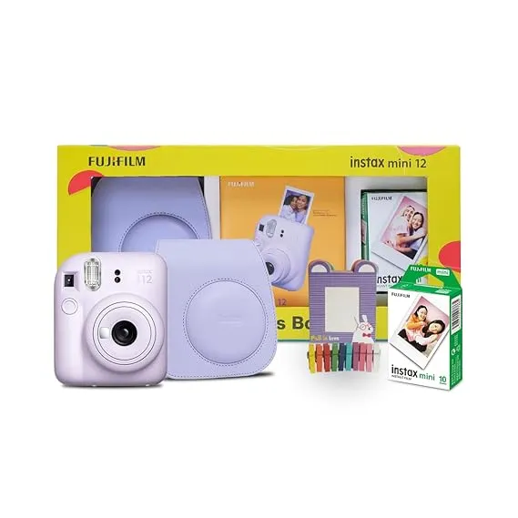 Fujifilm Instax Digital Camera Mega Pack with 40 Shots Mini 12
