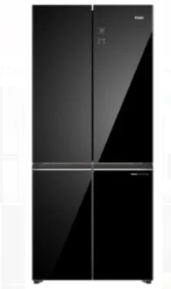Haier French Door Refrigerator 520 Litres 3 Star Inverter HRB-600KGU1-P Black Glass