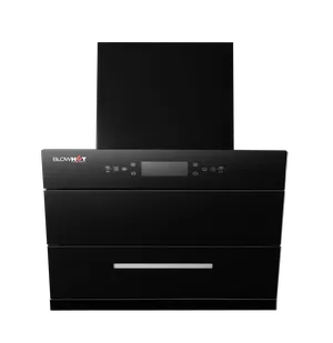 Blowhot Wall Mounted Chimney 60cm 1300 (m3/h) LEIA S BAC MS Black
