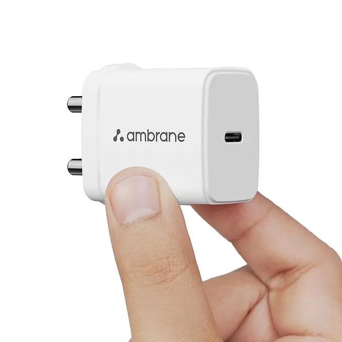 Ambrane Mobile Charger 25W Charge 25 White