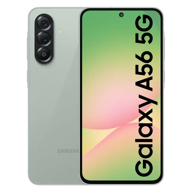 Samsung Android Smartphone A56 5G (8GB RAM, 256GB Storage/ROM) A566EG Awesome Olive