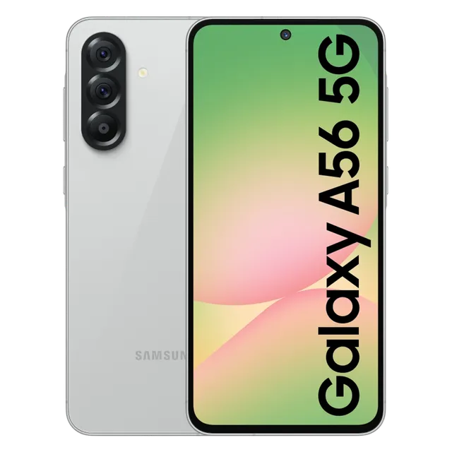 Samsung Android Smartphone A56 5G (12GB RAM, 256GB Storage/ROM) A566EH Awesome Lightgray